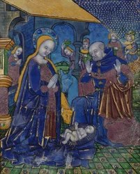 Plaque depicting The Adoration of the Child, Limoges